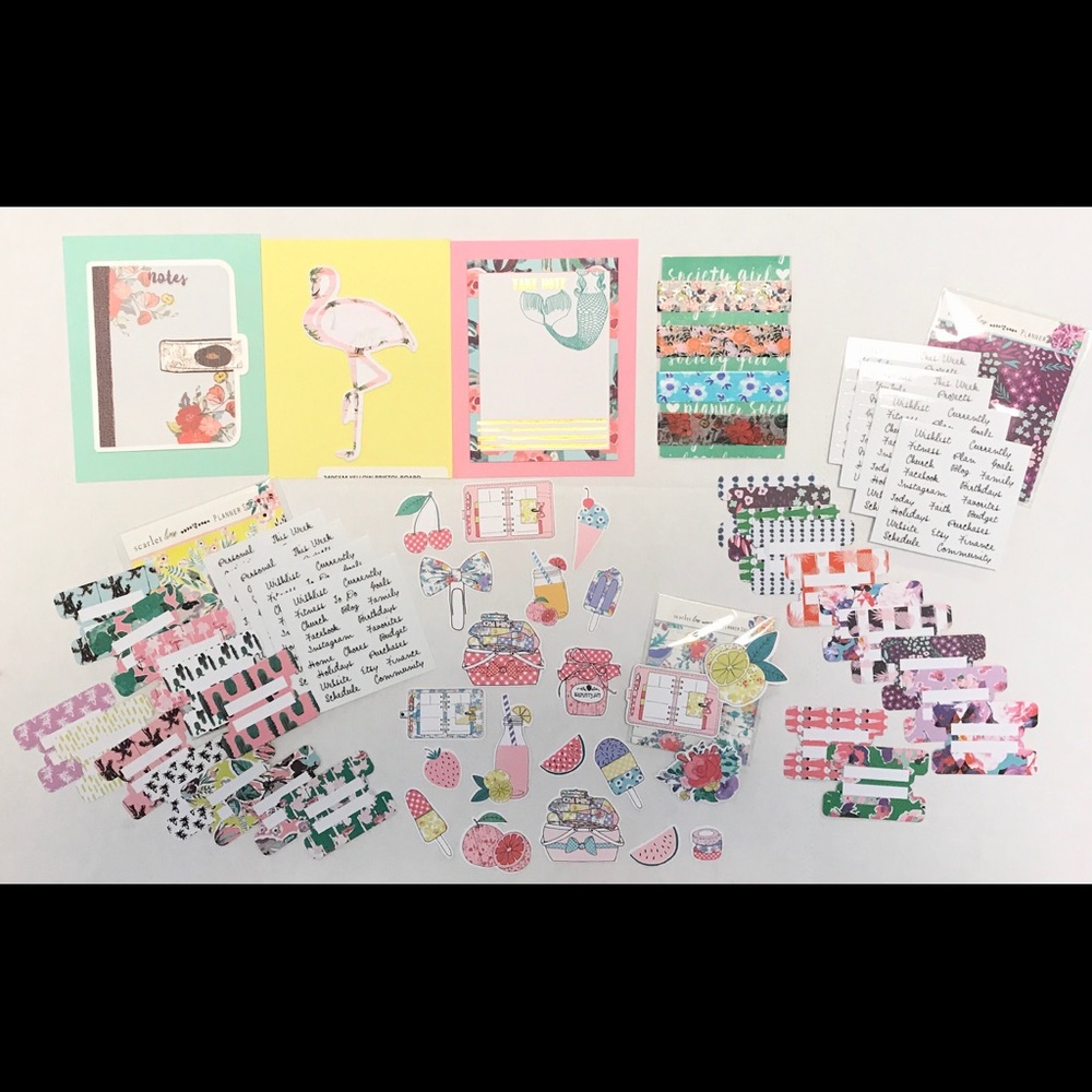 SOLD TPS Planner Society Tab Washi Note Die Cuts